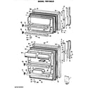 GE TBX18ALBRAD doors diagram