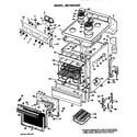 GE JBC16G*N2 cooktop/main body/controls diagram
