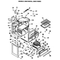 GE JGBC17GEK3 oven cabinet diagram