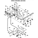 GE JGBC17GEK3 burner assembly diagram