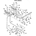 GE JGBS03EK2 burner assembly diagram