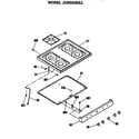 GE JGBS03EK2 cooktop and controls diagram