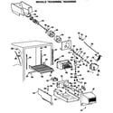 GE TBX25RMRRWH freezer section diagram