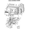 GE TBX25RMRRWH freezer door diagram