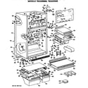 GE TBX22RMMLWH cabinet diagram