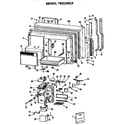 GE TBX22RLRLWH freezer door diagram