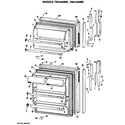 GE TBX16AMDLWH doors diagram