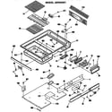 GE JSP62GN1 cooktop diagram