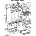 GE TBXW25MLRLWH cabinet diagram