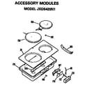 GE JP370B9N1 accessory modules diagram