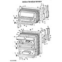 GE TBX18ZLRRAD doors diagram