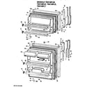 GE TBX18PLTRAD doors diagram