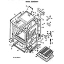 GE JGBS04EN1 oven cabinet diagram