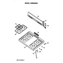 GE JGBS04EN1 cooktop diagram