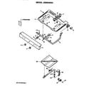 GE JGBS04EN1 burner assembly diagram