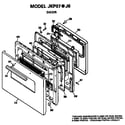 GE JKP07J6 door diagram