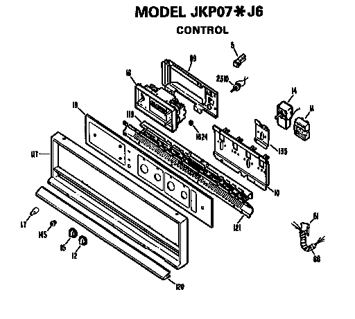 GE JKP07J6 control diagram