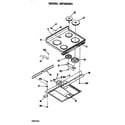 GE JBP29GM1 cooktop diagram