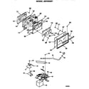 GE JBP29GM1 door/latch diagram