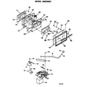 GE JB553GM1 door/latch diagram