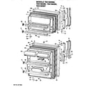 GE TBX18KMRRWH doors diagram