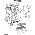 GE TBX14AMCLAD cabinet diagram