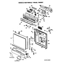 GE GSD1200G07BW front/control panel diagram