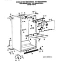 GE TBX19MASNRAD cabinet diagram