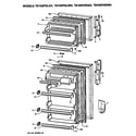 GE TB15SPGRWH doors diagram