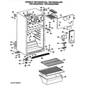 GE TBX14SASCRWH cabinet diagram