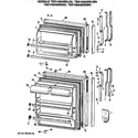 GE TBX14SASDLAD doors diagram