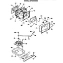 GE JSP62GN3BG door/latch diagram