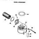 GE JSP62GN3BG blower diagram