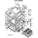 GE JGSS05GER3 oven cabinet diagram