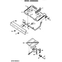 GE JGSS05GER3 burner assembly diagram