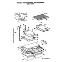GE TBX19JASNRWH shelfs diagram