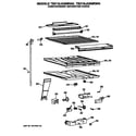 GE TBX19JASNRWH compartment separator diagram