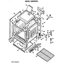 GE JGBS02EN4 oven cabinet diagram