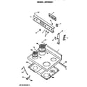 GE JBP20GS1 cooktop diagram