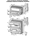 GE TBX18QPJRWH doors diagram