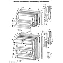 GE TBX16DRKRHA doors diagram