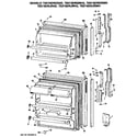 GE TBX16DRGRAD doors diagram