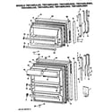 GE TBH14SRJLWH doors diagram