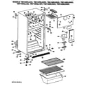 GE TBH14SRJLWH cabinet diagram