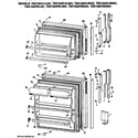 GE TBX16APJLWH doors diagram