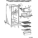 GE TA14SPERWH cabinet diagram