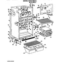 GE MTX18GLJRAD cabinet diagram