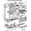 GE MTX22GMTRWH cabinet diagram