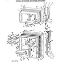 GE MTX22GMTRWH doors diagram