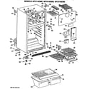GE MTX14EMERAD cabinet diagram